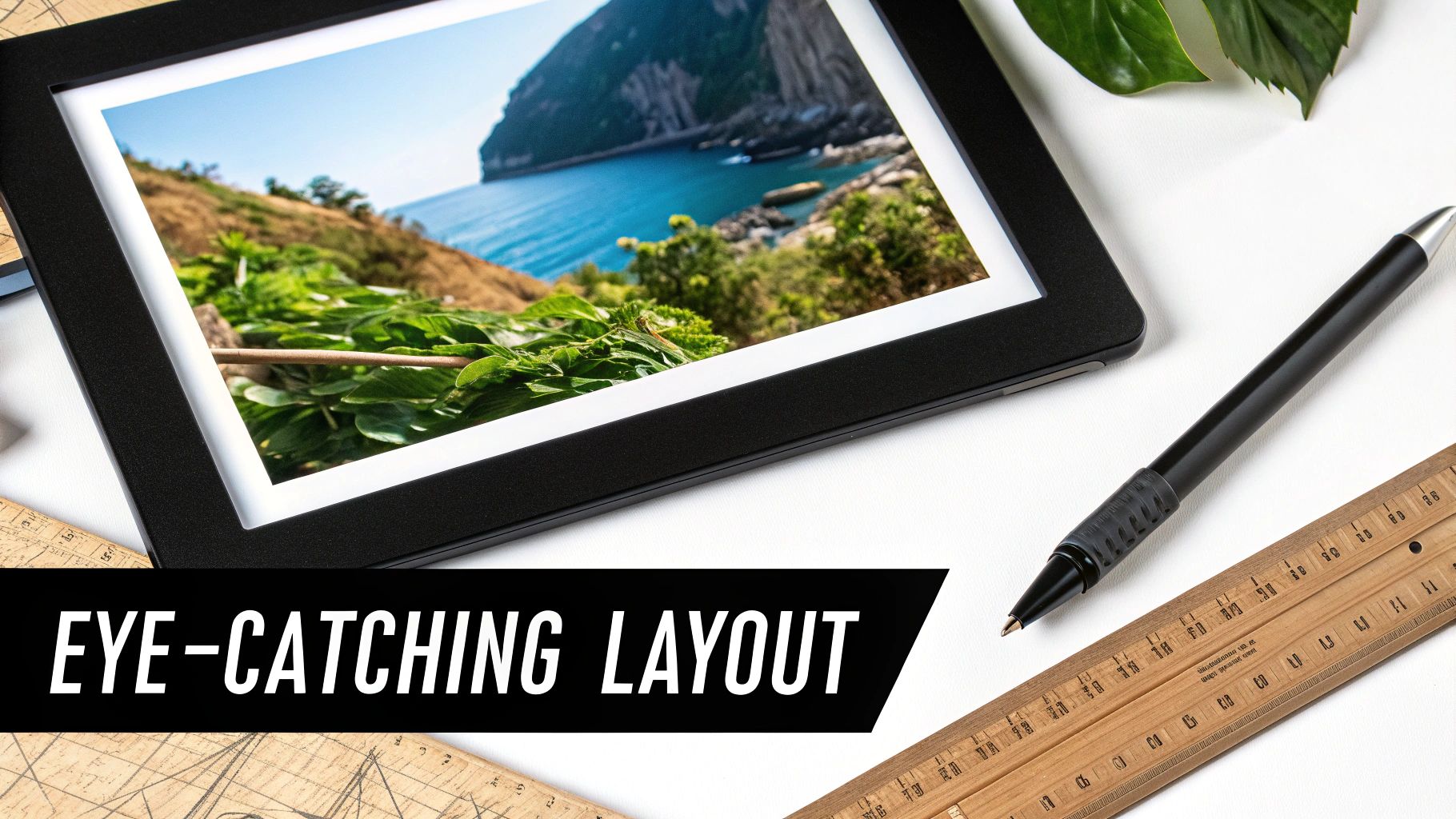 Eye-catching layout with profile picture. Eye-catching layout with profile picture.
