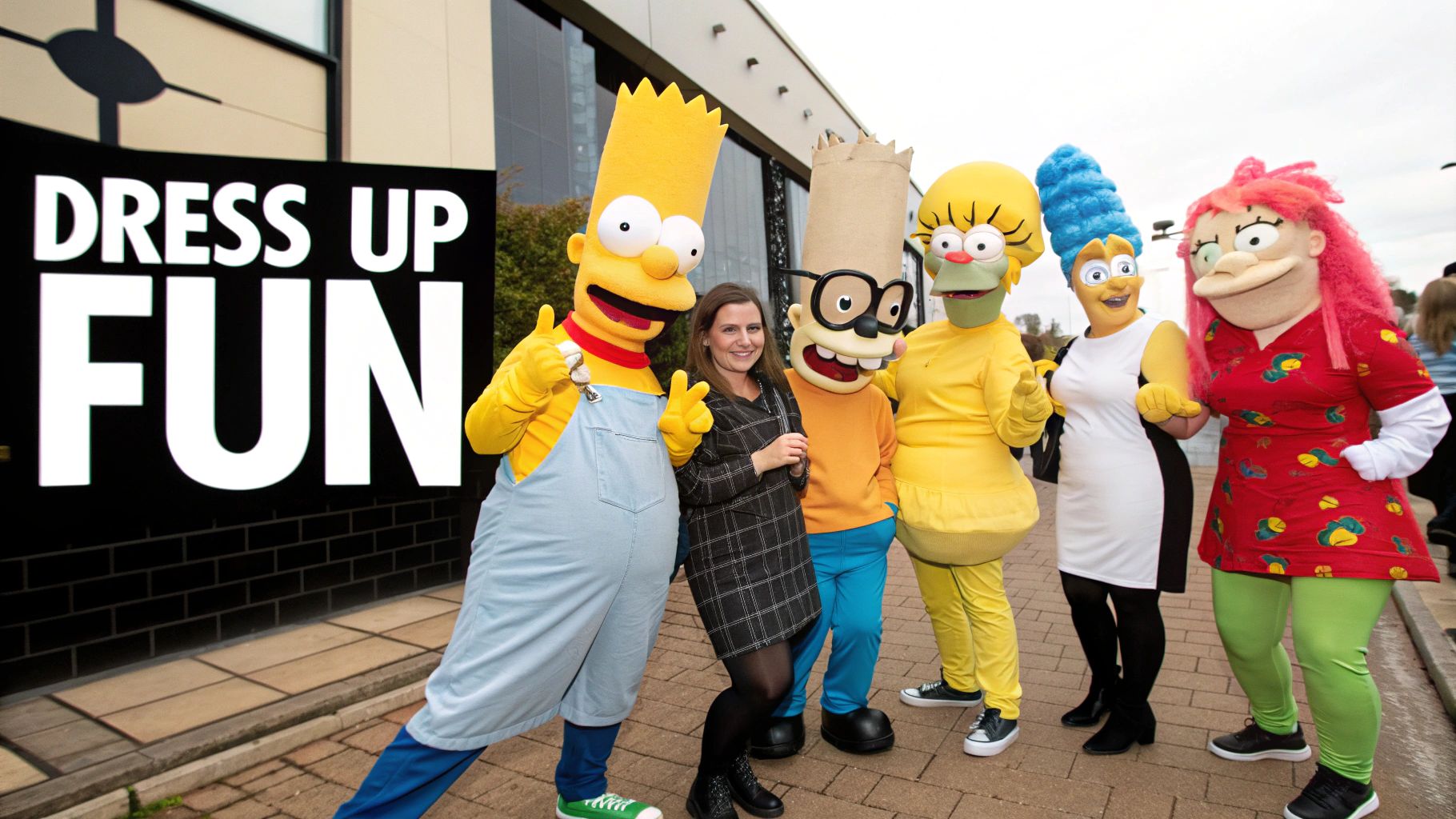 **Simpsons party dress-up fun.**