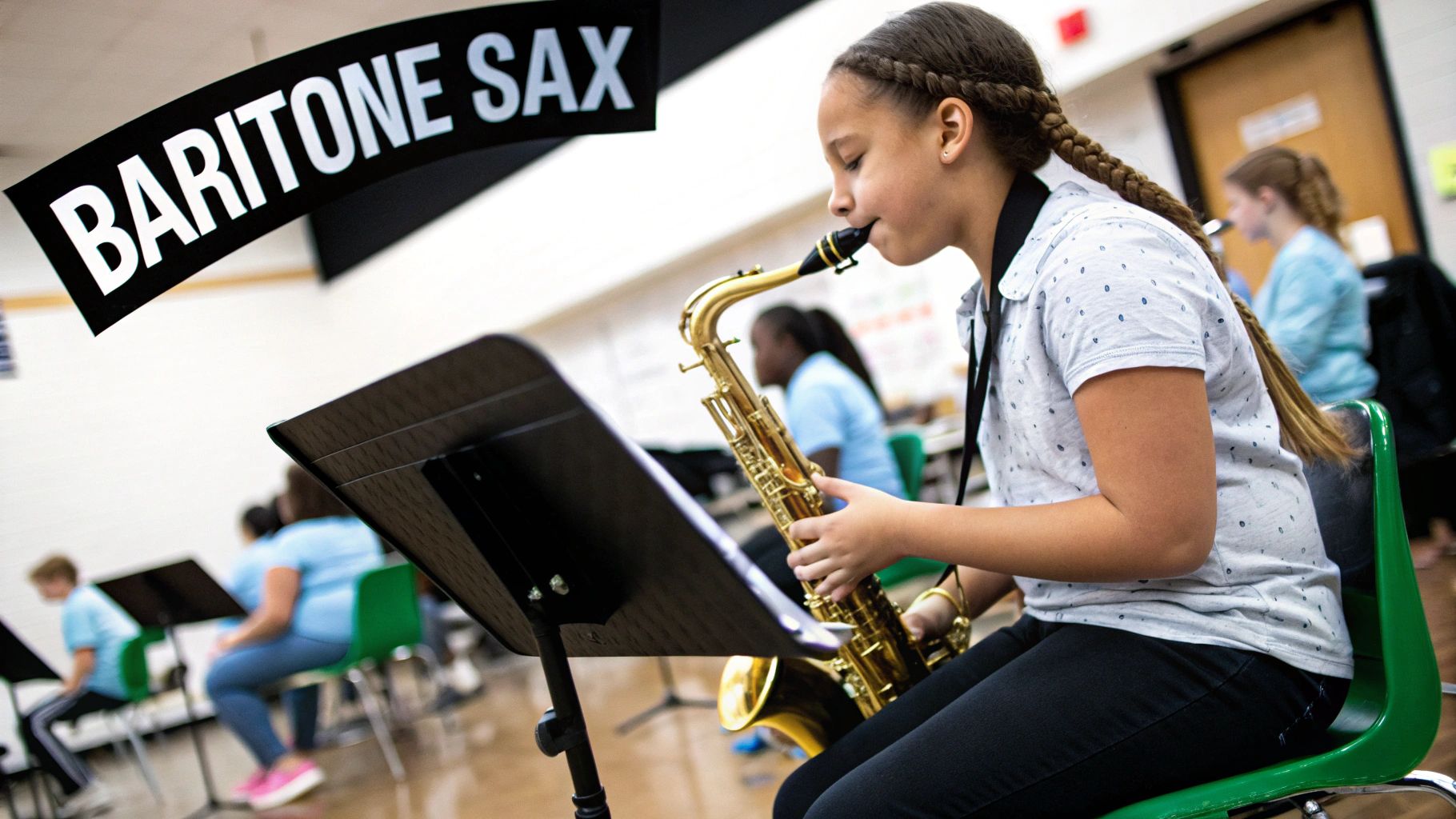 What instrument does Lisa Simpson play?