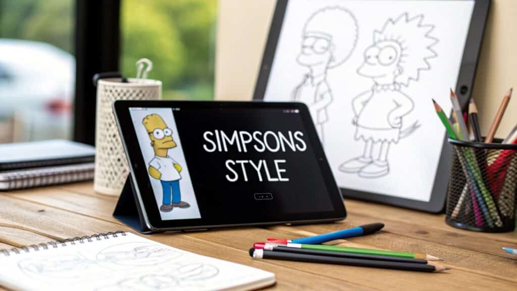 What Exactly is The Simpsons Art Style